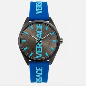 NEW Men's Versace Blue Watch